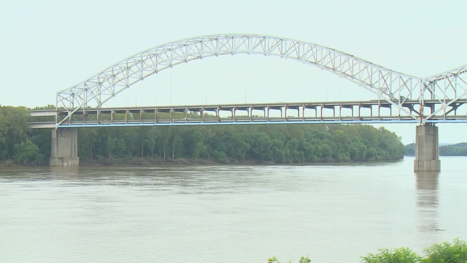 Officials say during demolition activities, the exit lane into New Albany was found to be in need of repair before traffic can cross again.