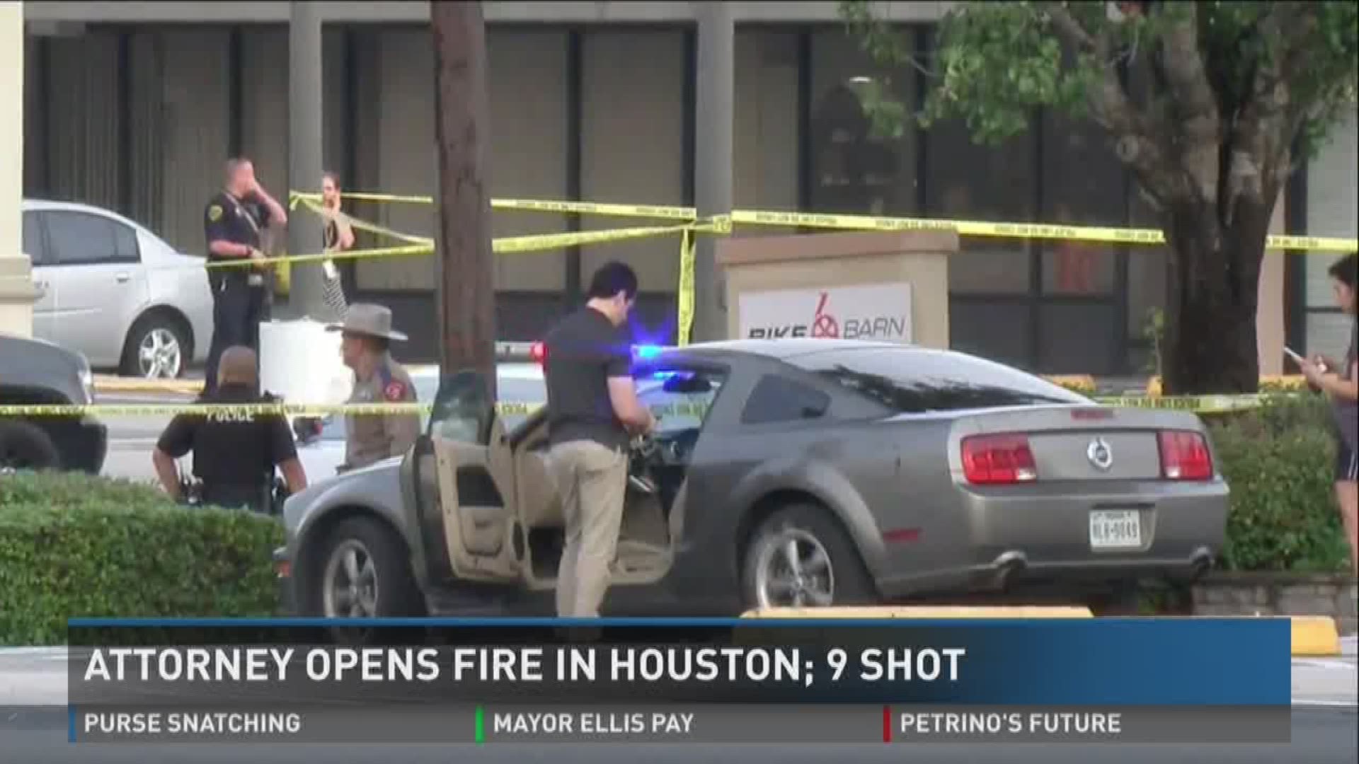 Attorney opens fire in Houston; 9 shot