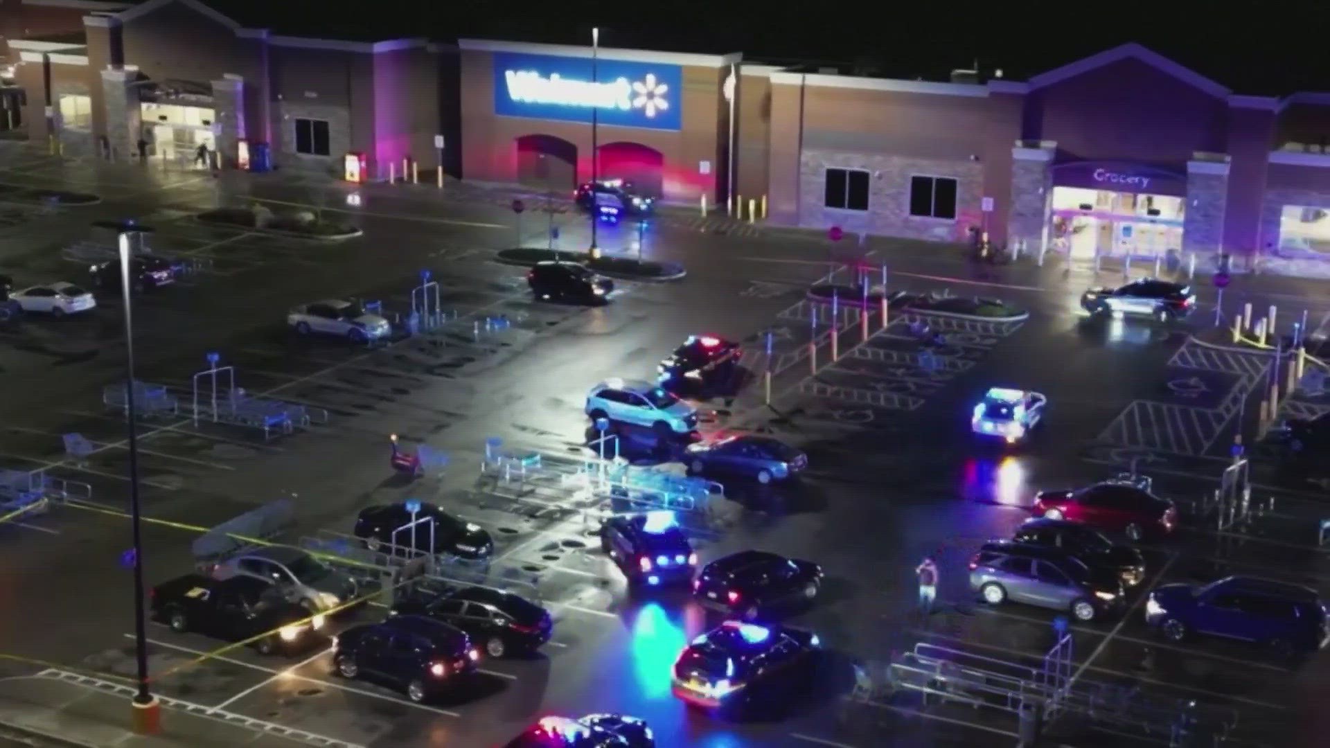 Authorities in Ohio are investigating after a gunman shot four people at a Walmart near Dayton.