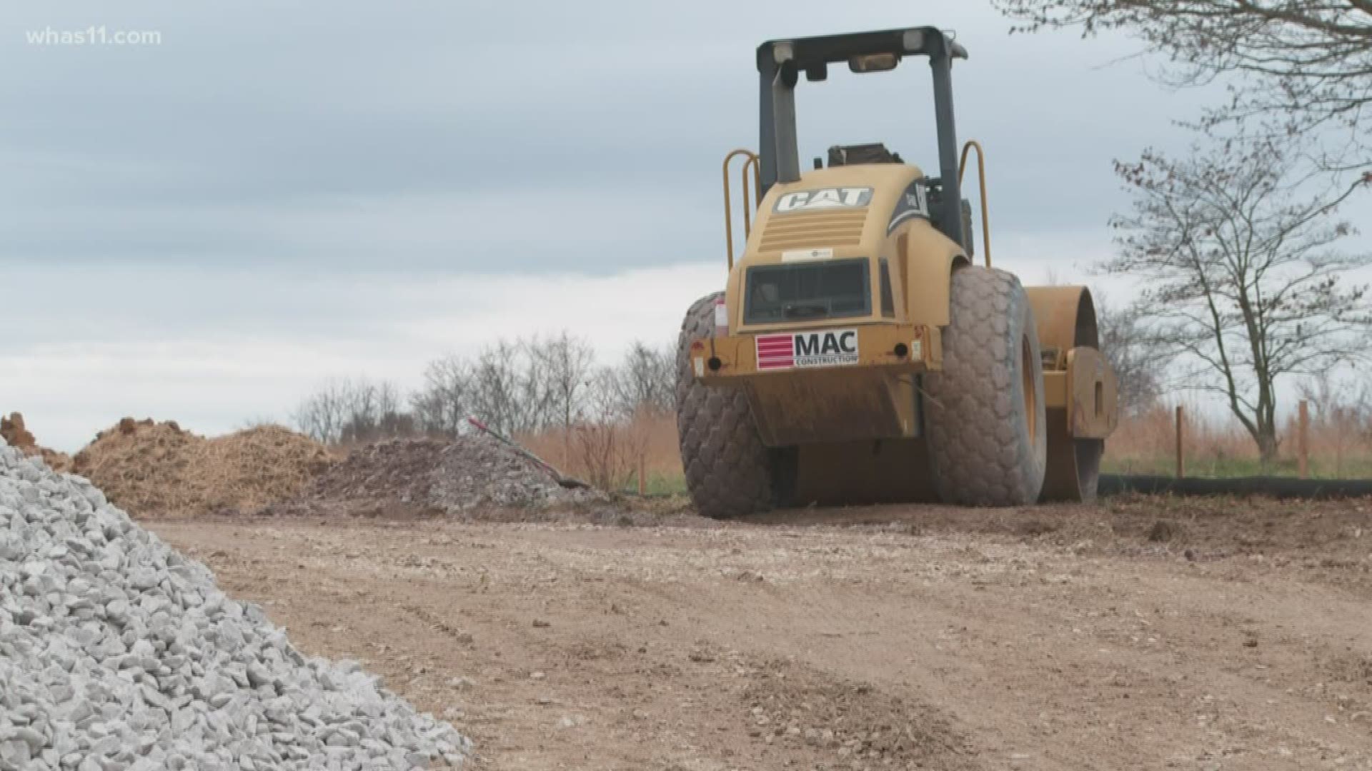 The first phase of work has kicked off in Georgetown, Indiana for a new technology campus