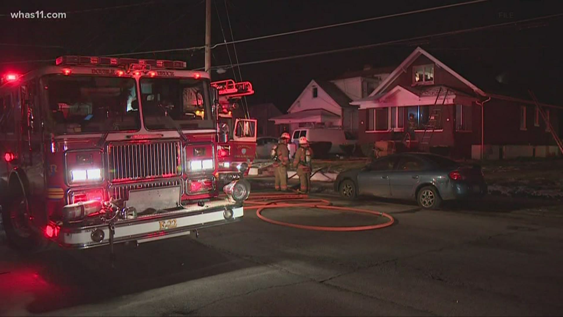 Fire officials in Louisville say their runs are up by more than 50 percent compared to the same time period last year.