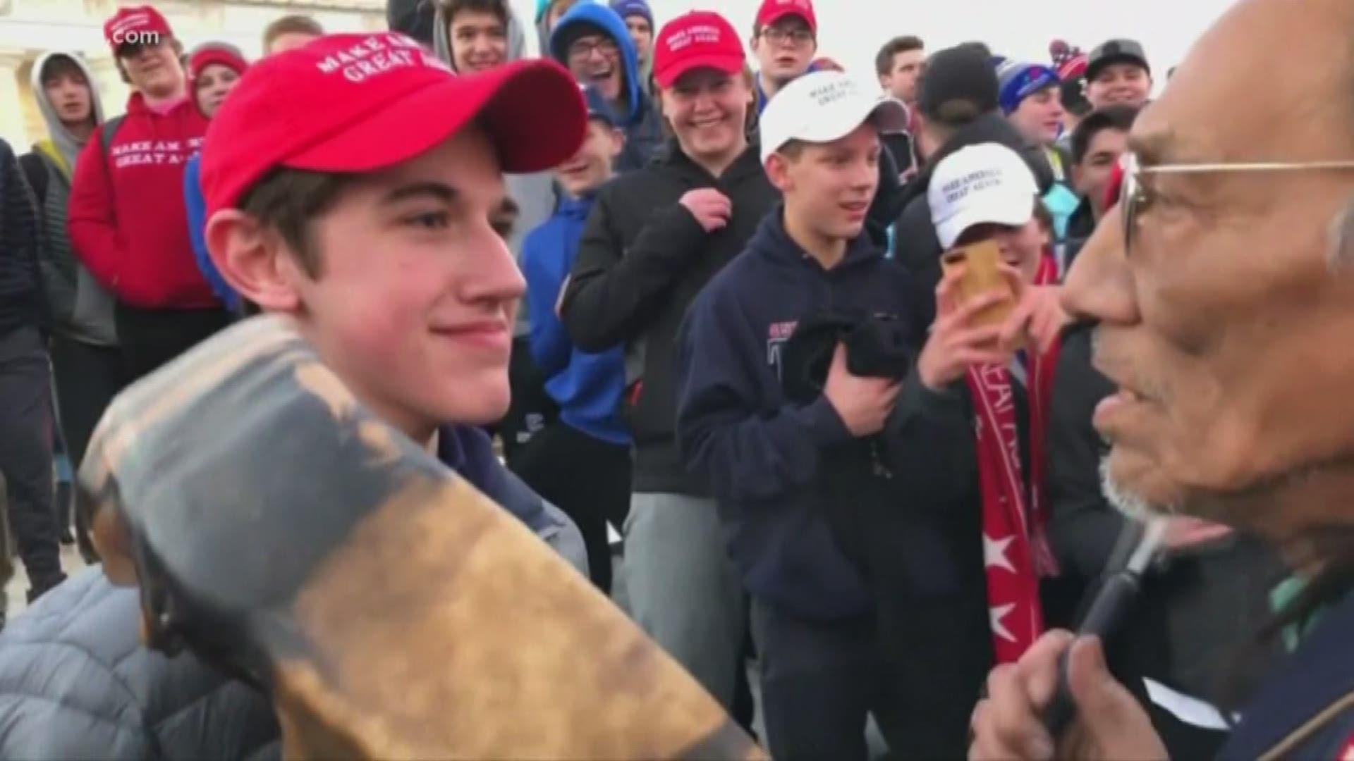 Ted Sandmann's son was at the center of a social media firestorm and on Wednesday the father of Covington Catholic student Nick Sandmann testified in support of a plan that would bring criminal charges against people who identify or intimidate minors on social media.