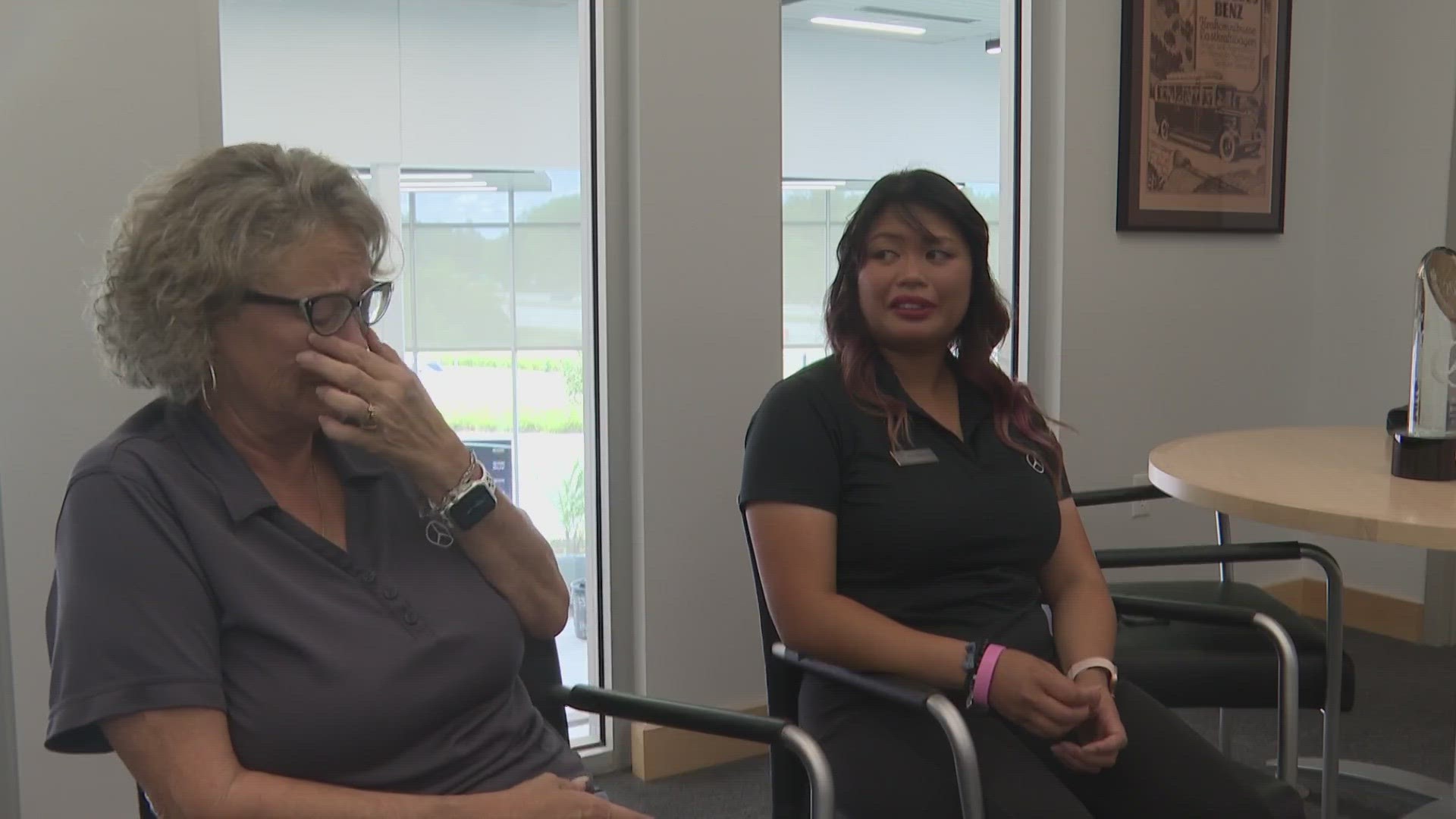 Longtime employee Stacy Park held a CPR class for her coworkers, but little did she know it would help save her life.