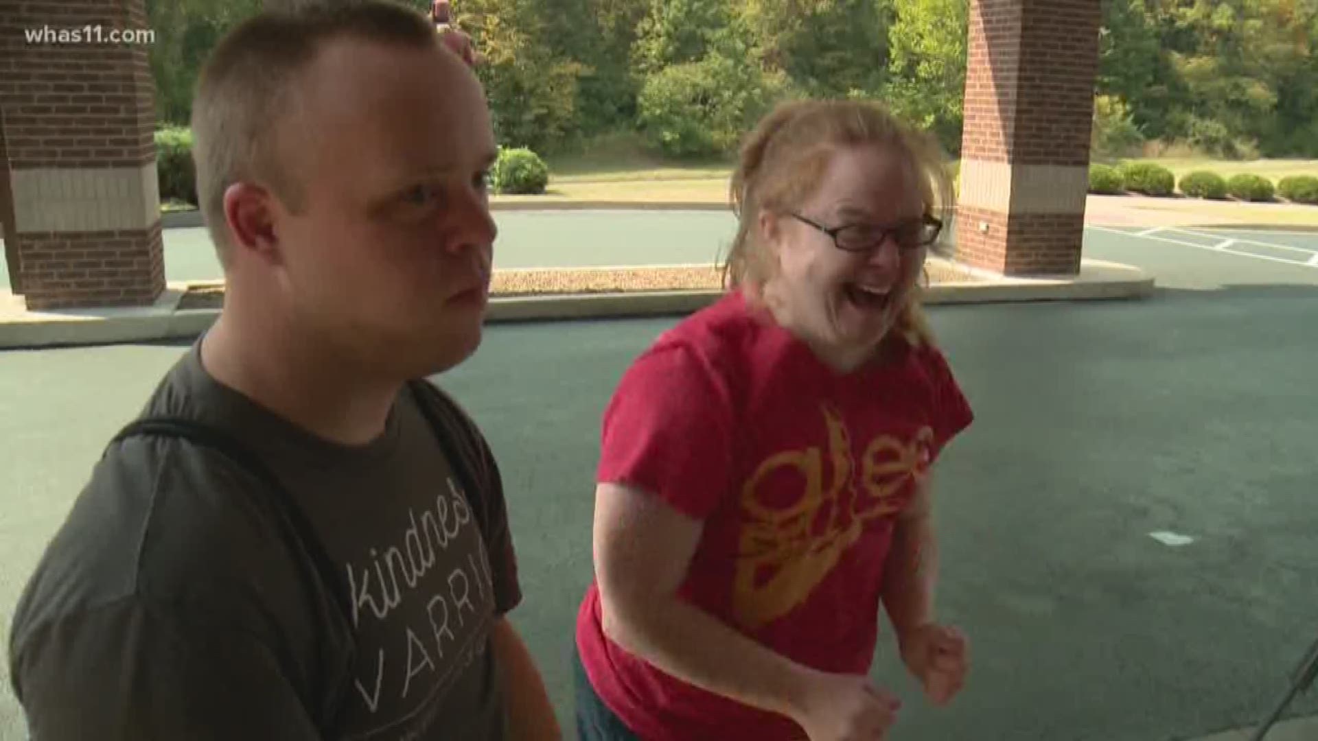 The group from Down syndrome of Louisville got the attention from the Backstreet Boys and will get a special meet and greet during their show at the KFC Yum! Center Friday night.