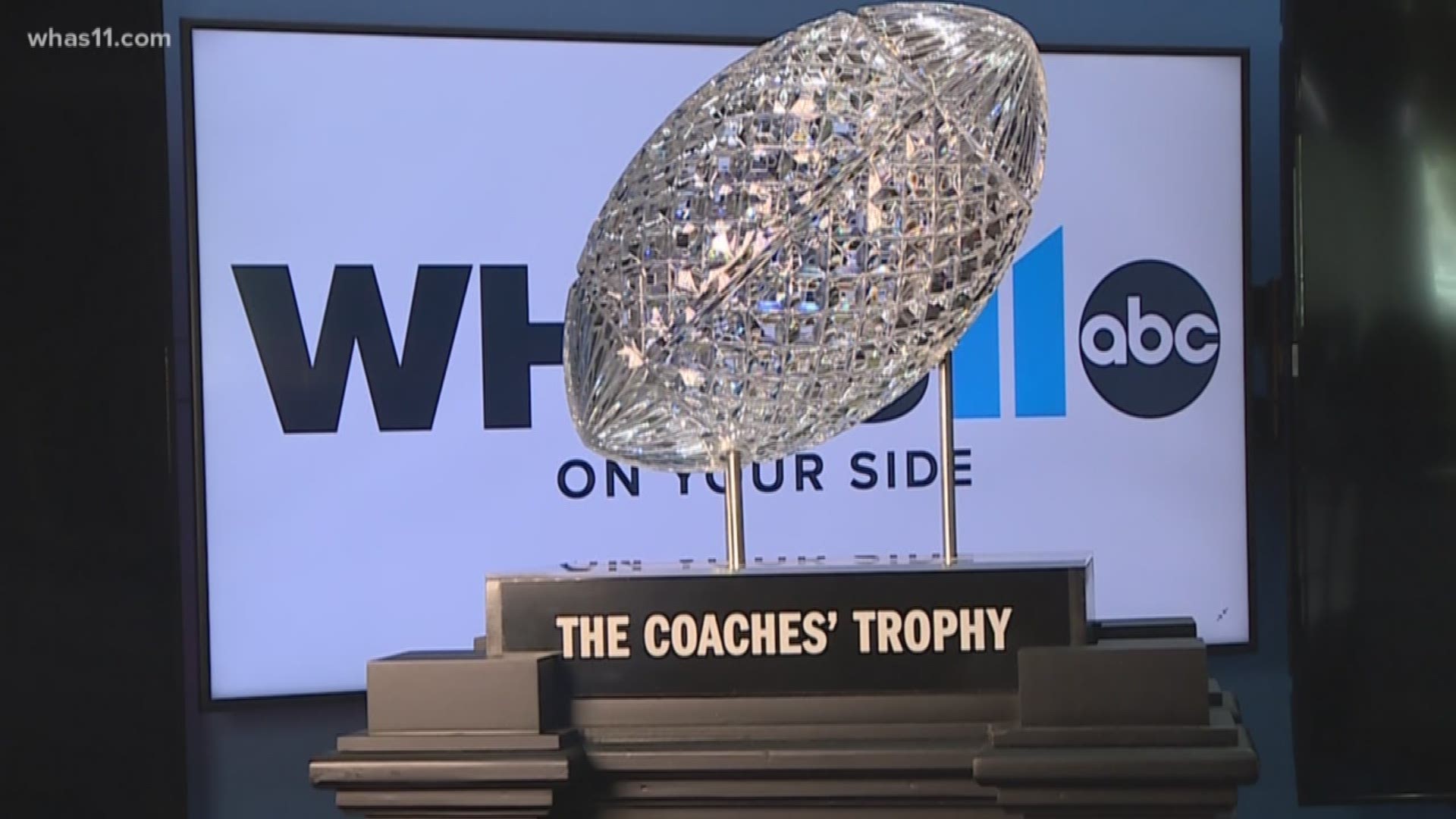 The trophy has been given out since 1986 to the top team in the final coaches’ poll.
