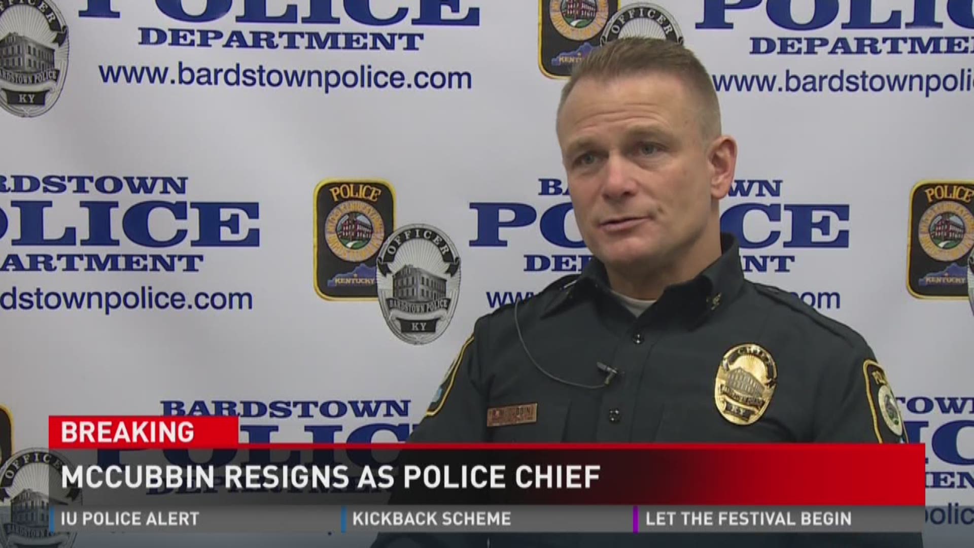 McCubbin retires from Bardstown Police Department