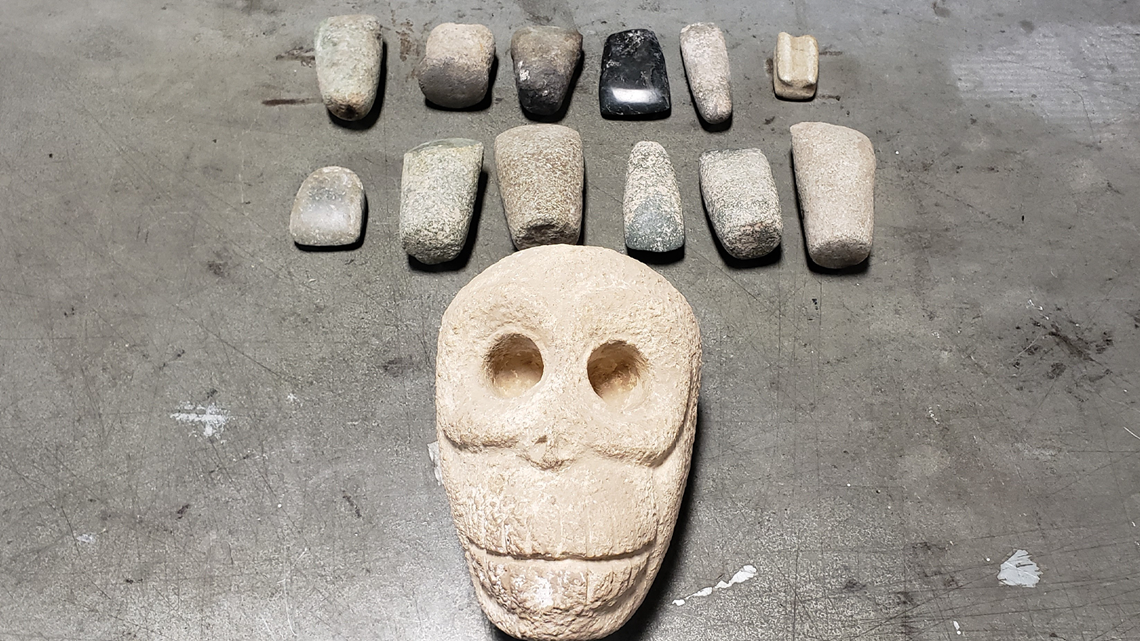 CBP seize shipments of anicent artifacts in Louisville
