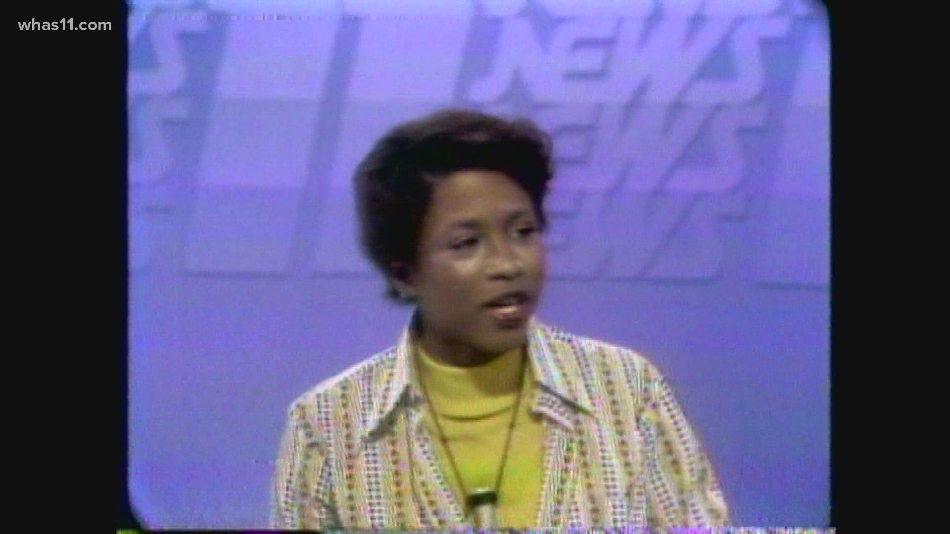 Monica Kaufman joined WHAS11 in 1973. Her appearance on local news was historic. She was the first black female anchor in the city of Louisville.