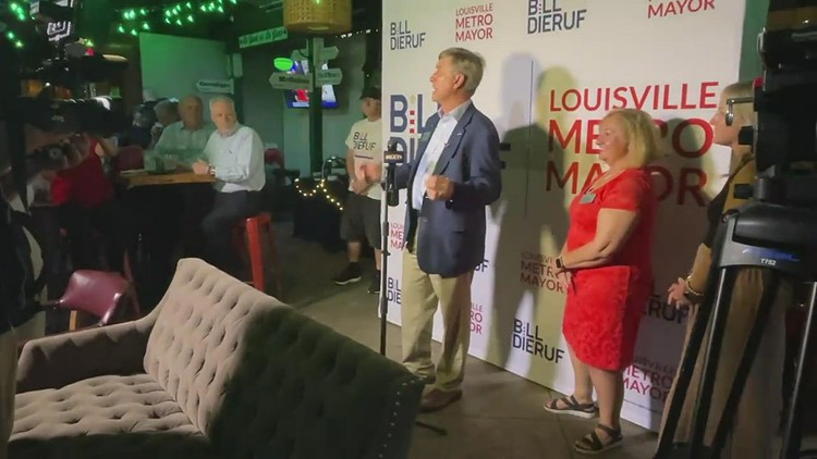 VIDEO | Bill Dieruf wins GOP nomination for Louisville mayor