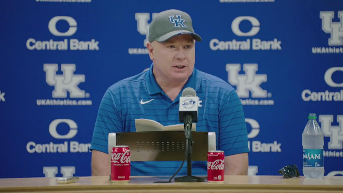 UK Coach Mark Stoops responds to Calipari's 'basketball school' comments