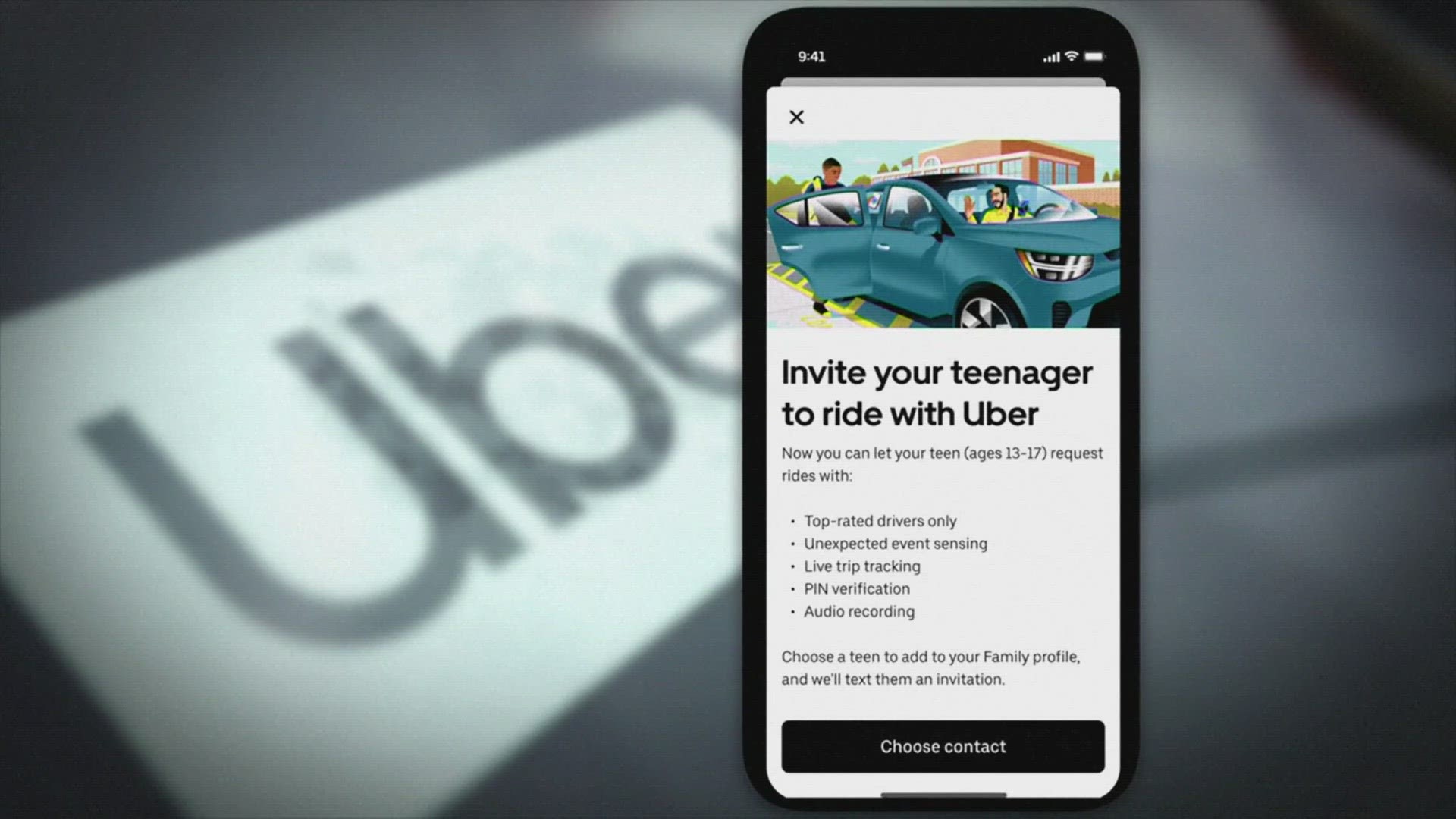 Bloomington, Indiana is one of 14 cities across the country where teens can request their own rides with parental supervision.