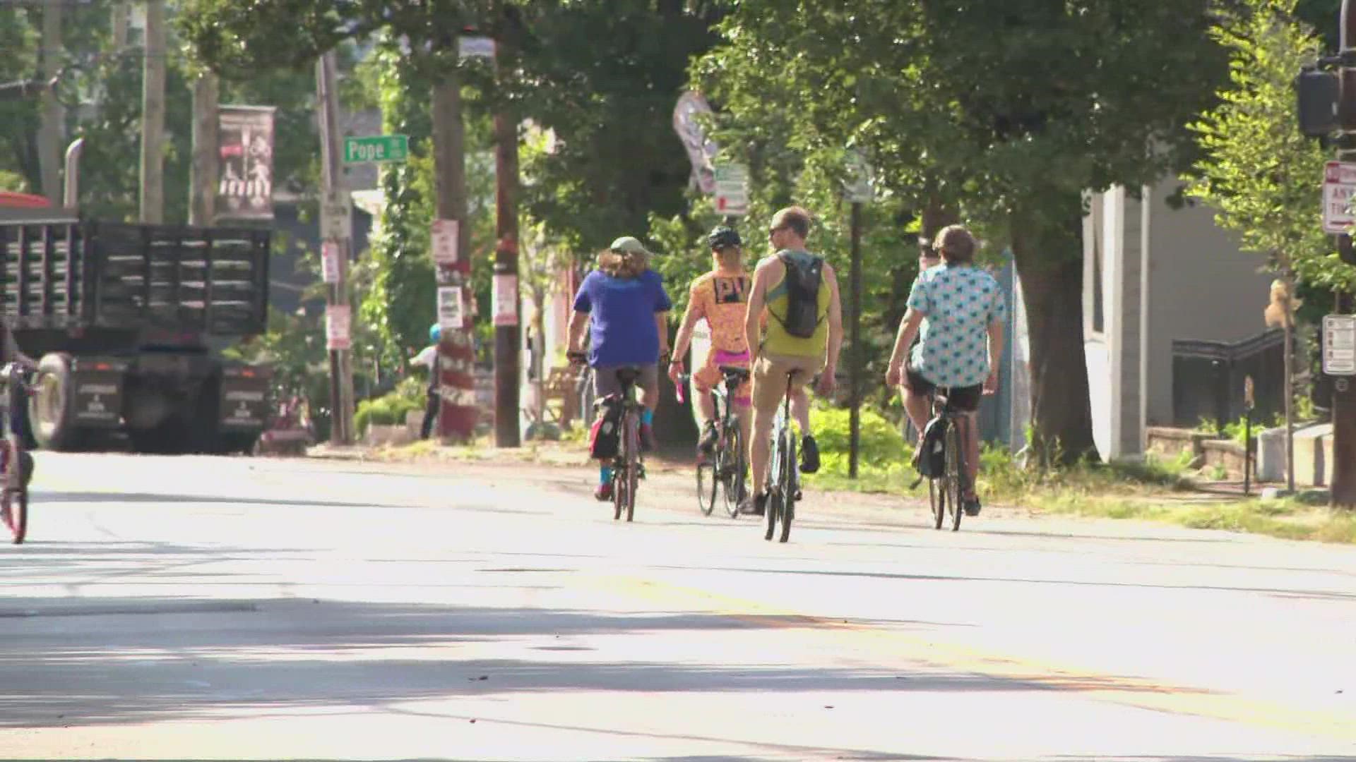 It was the first time the health and wellness event was held on the strip of Frankfort Avenue since 2018.