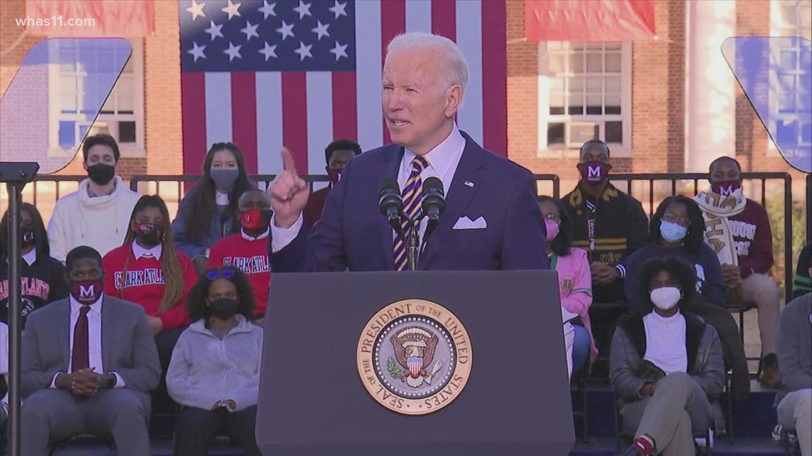 President Biden pushes for voting rights