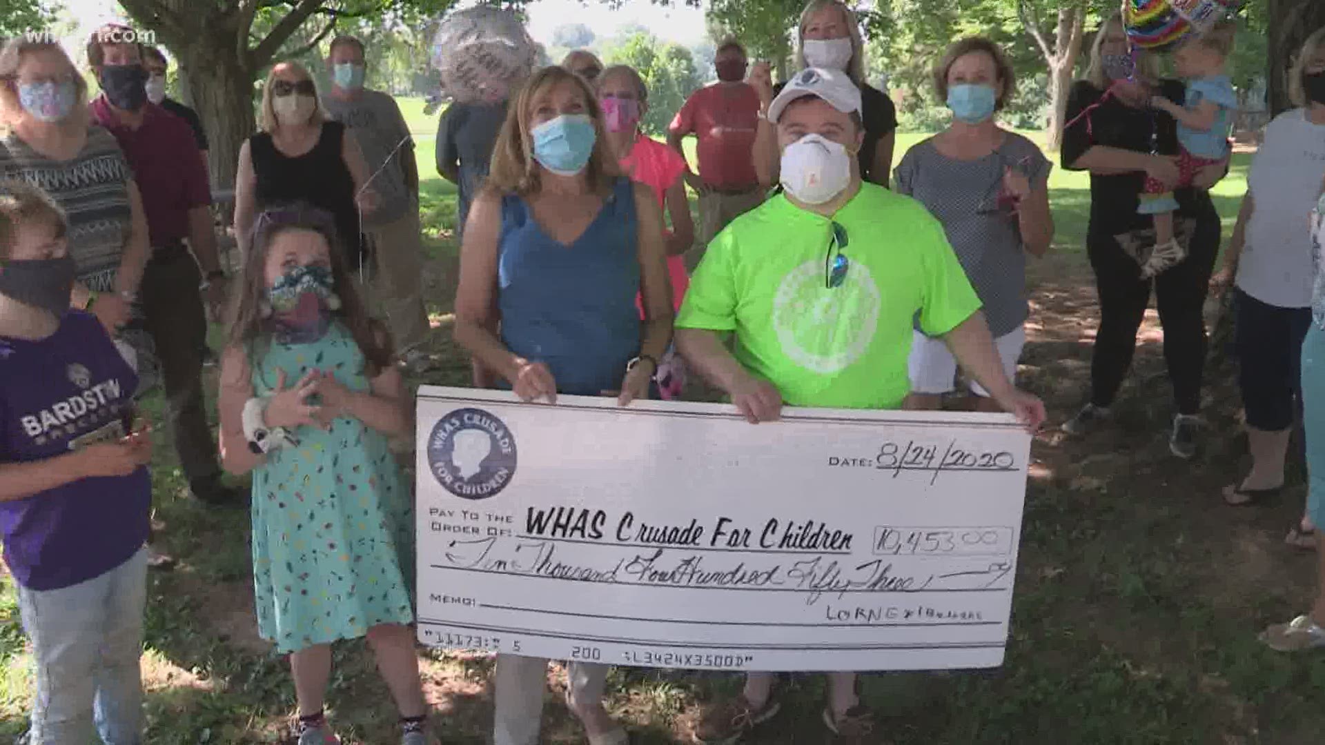 When the friends of Lorne Ballard heard he couldn't collect donations for WHAS Crusade for Children because of COVID-19, they refused to let that happen.