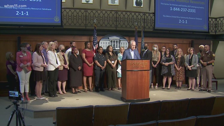 'You are not alone': Louisville mayor, advocates issue call to action against domestic violence