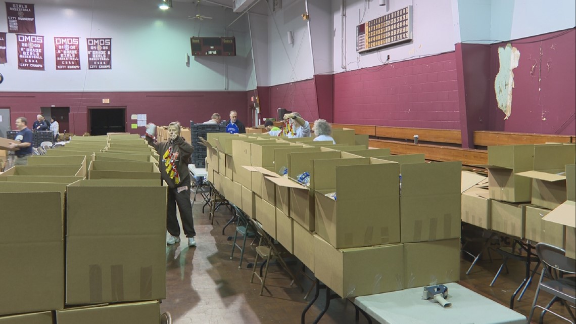 Christmas food drive delivers baskets to the needy