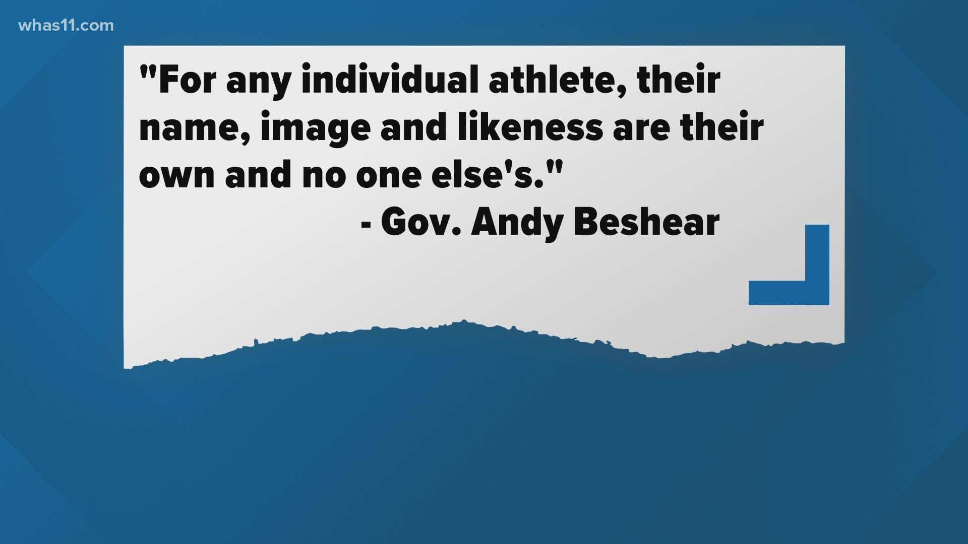 Gov. Andy Beshear signed an executive order Thursday allowing student-athletes in Kentucky to receive compensation for the use of their name, image and likeness.
