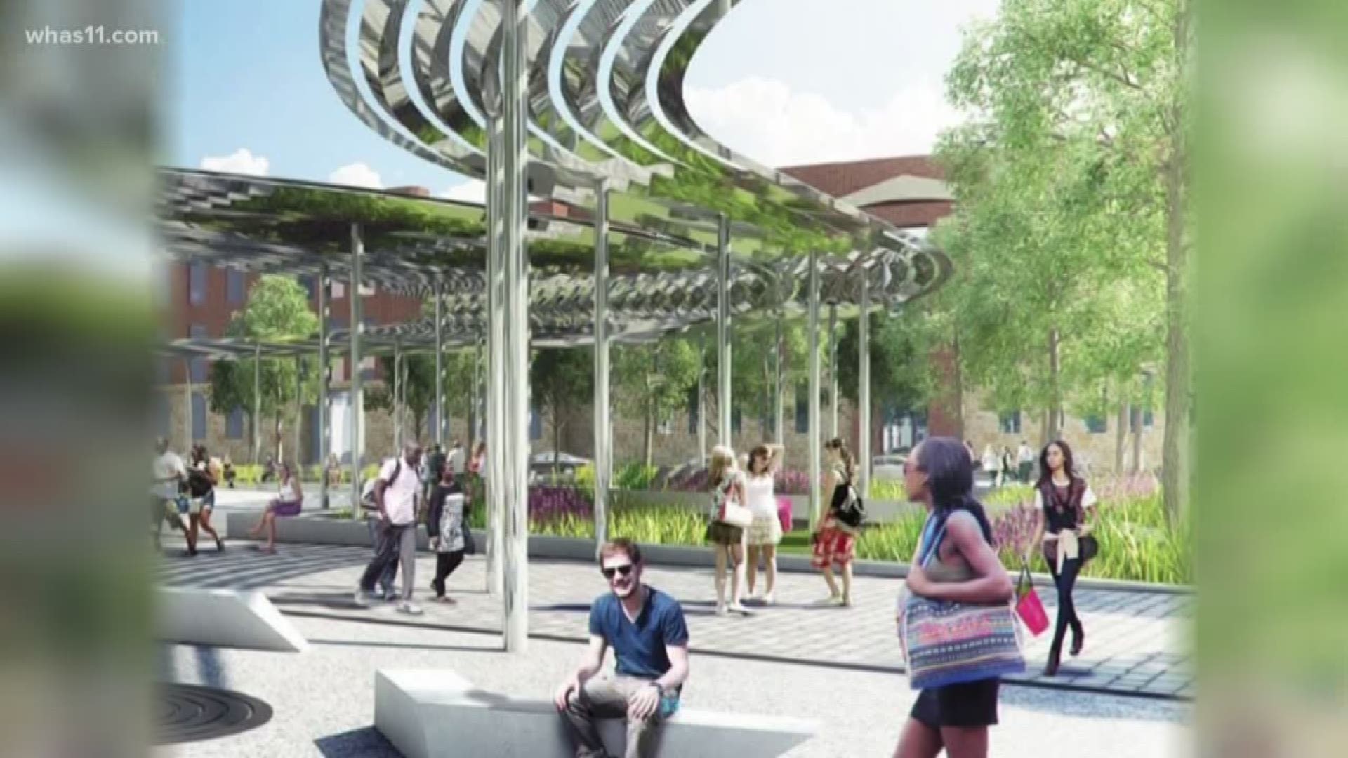 City officials are looking to give a modern update to Jefferson Square Park in downtown Louisville.