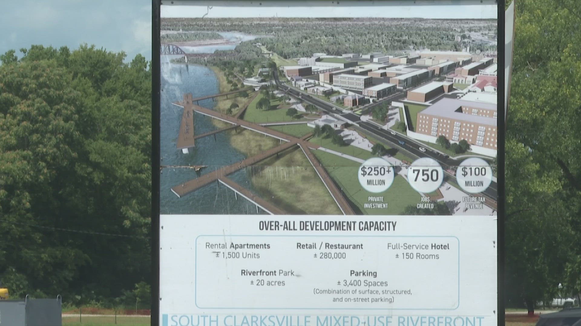 Spokesperson Ken Conklin said Clarksville was picked for the project due to lower costs, the ability to complete the project faster and because the area is booming.