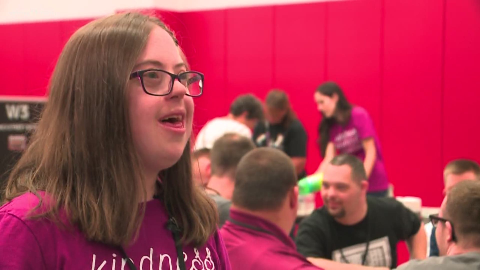 A very special surprise for several members of Down Syndrome of Louisville. After their lip-sync video to the Backstreet Boys' "I Want It That Way" went viral, they got to meet the group in person.