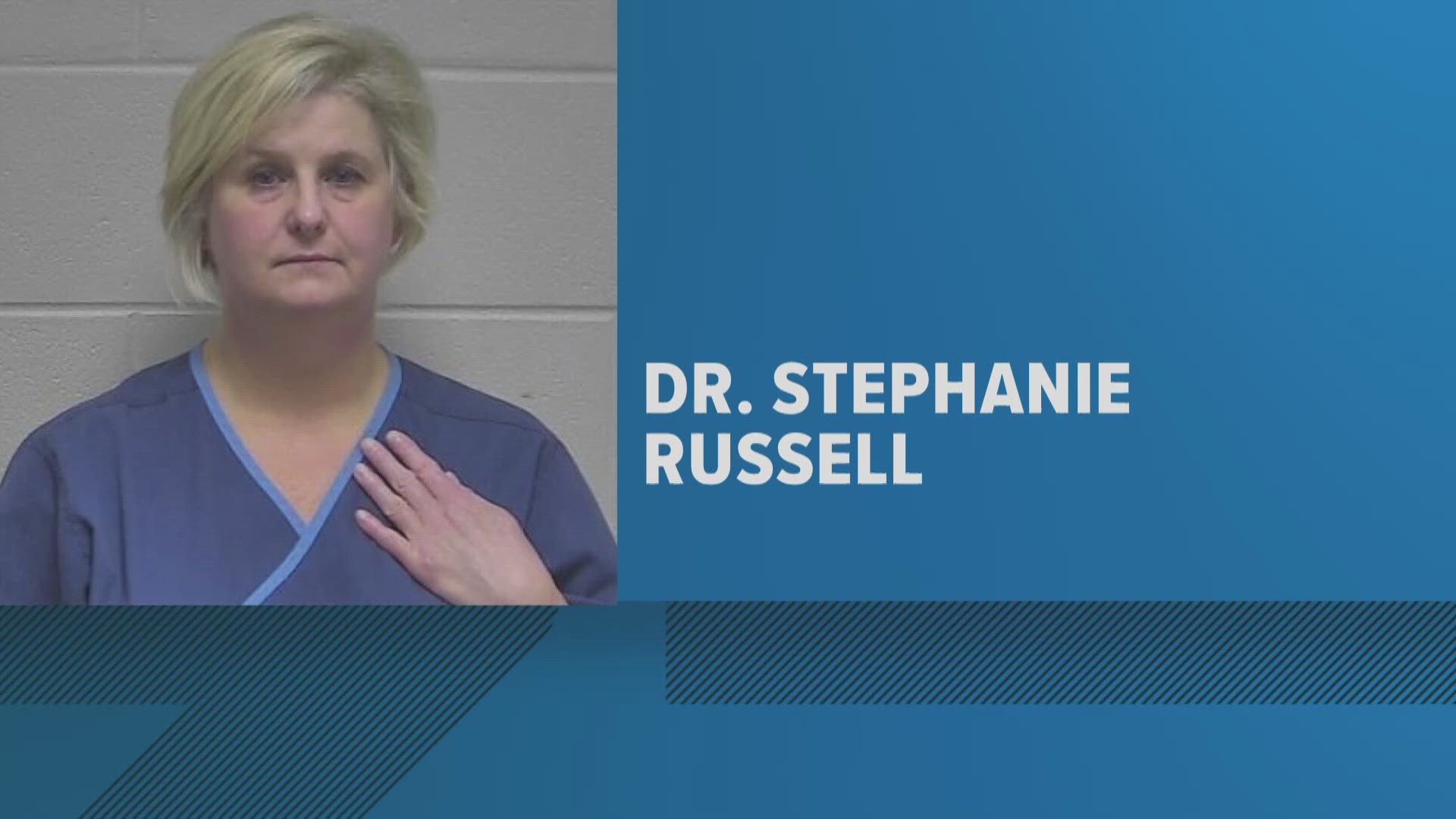 Dr. Stephanie Russell, who was an East Louisville pediatrician, is accused of trying to pay a hitman $7,000 to kill Rick Crabtree in 2022.