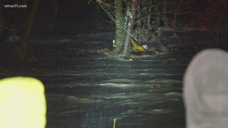 Kentucky woman survives floodwater by hanging onto tree for more than 2 hours after car swept away