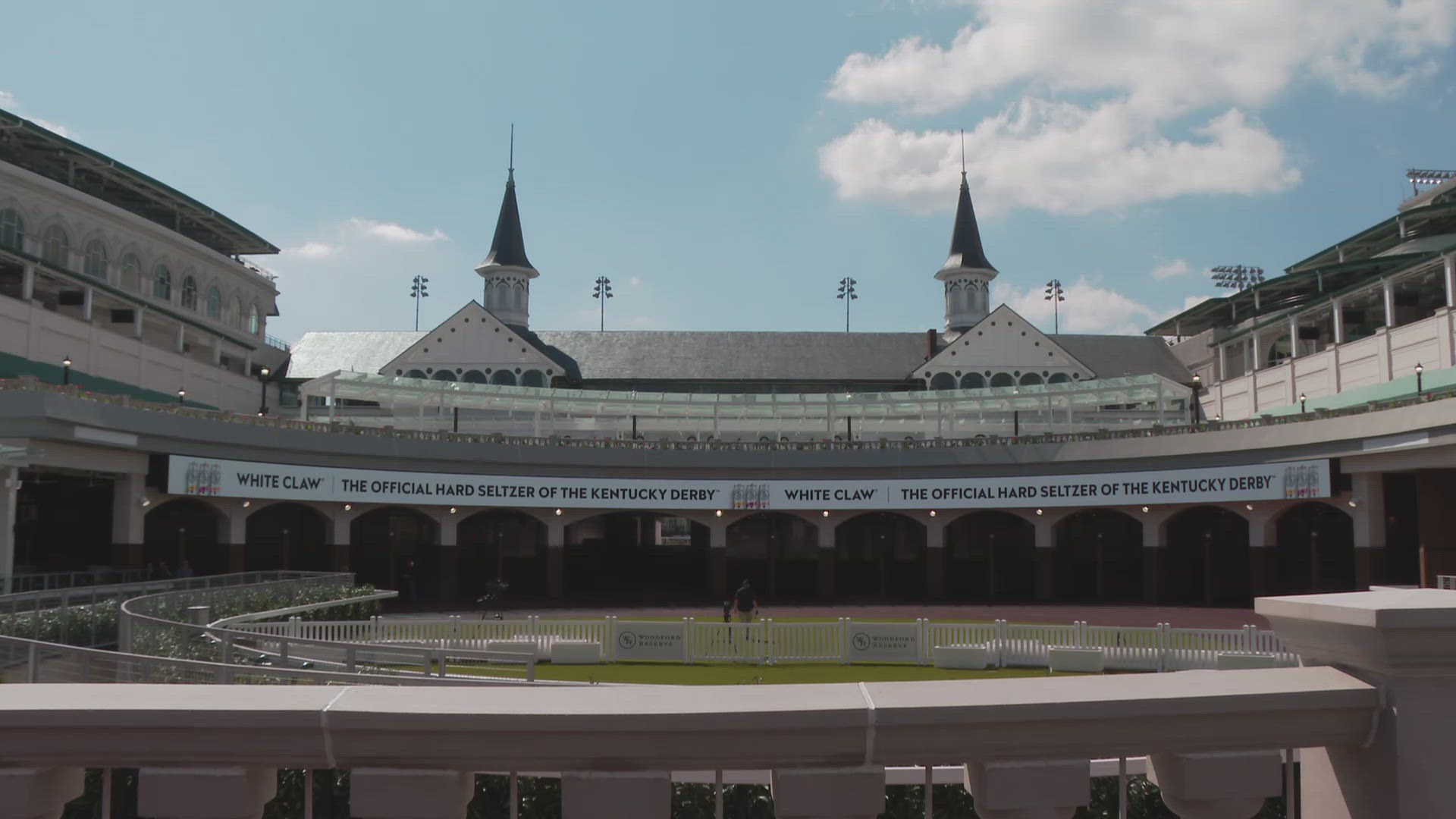 After two years of construction, the paddock now brings the iconic spires and athletic spectacle together.