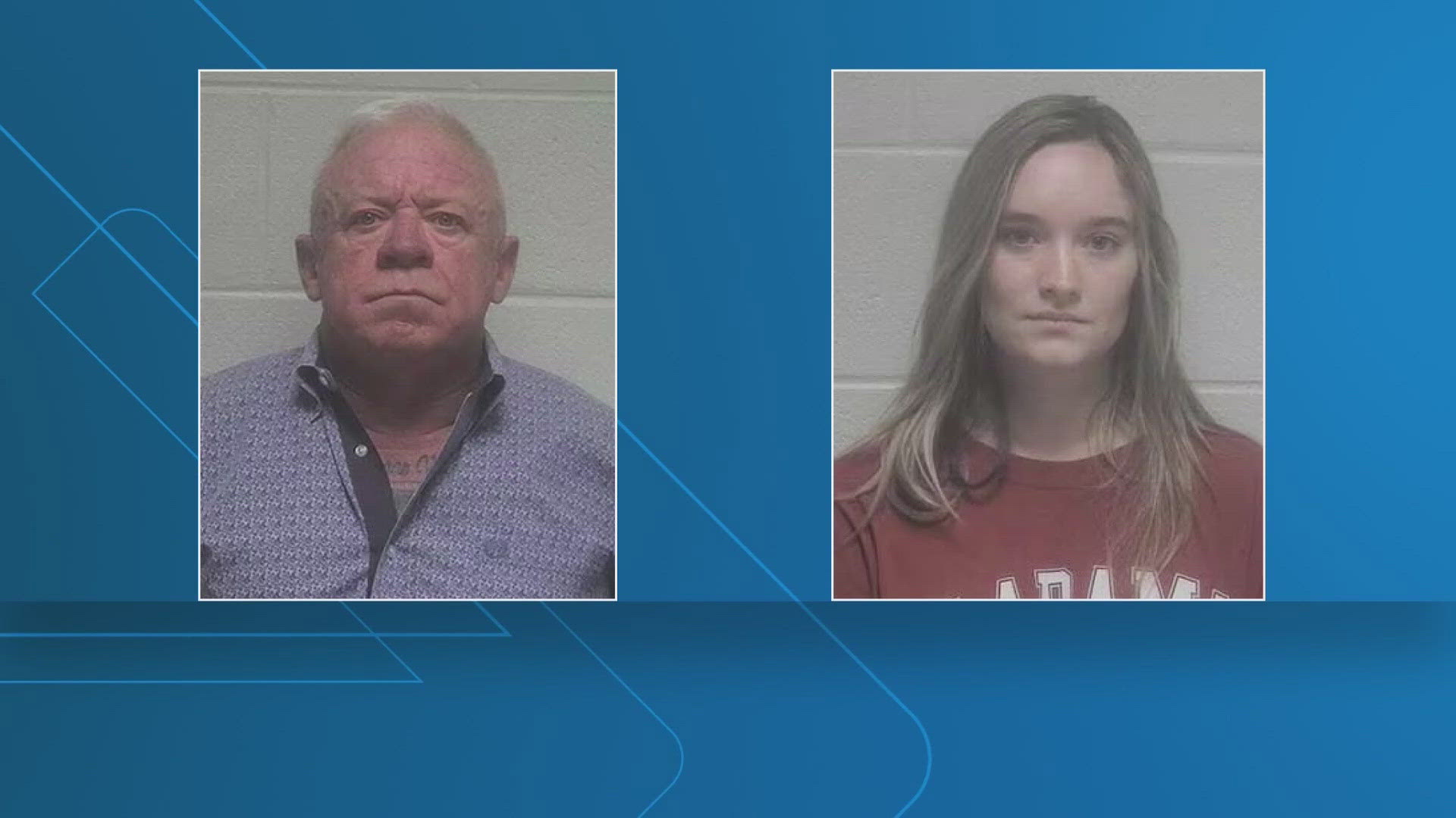 Zoe Wolfe, 23, and Jason Cornett, 53, are charged in the case. The crash on Nov. 11 killed a 75-year-old woman on U.S. 42 in Oldham County, Kentucky.