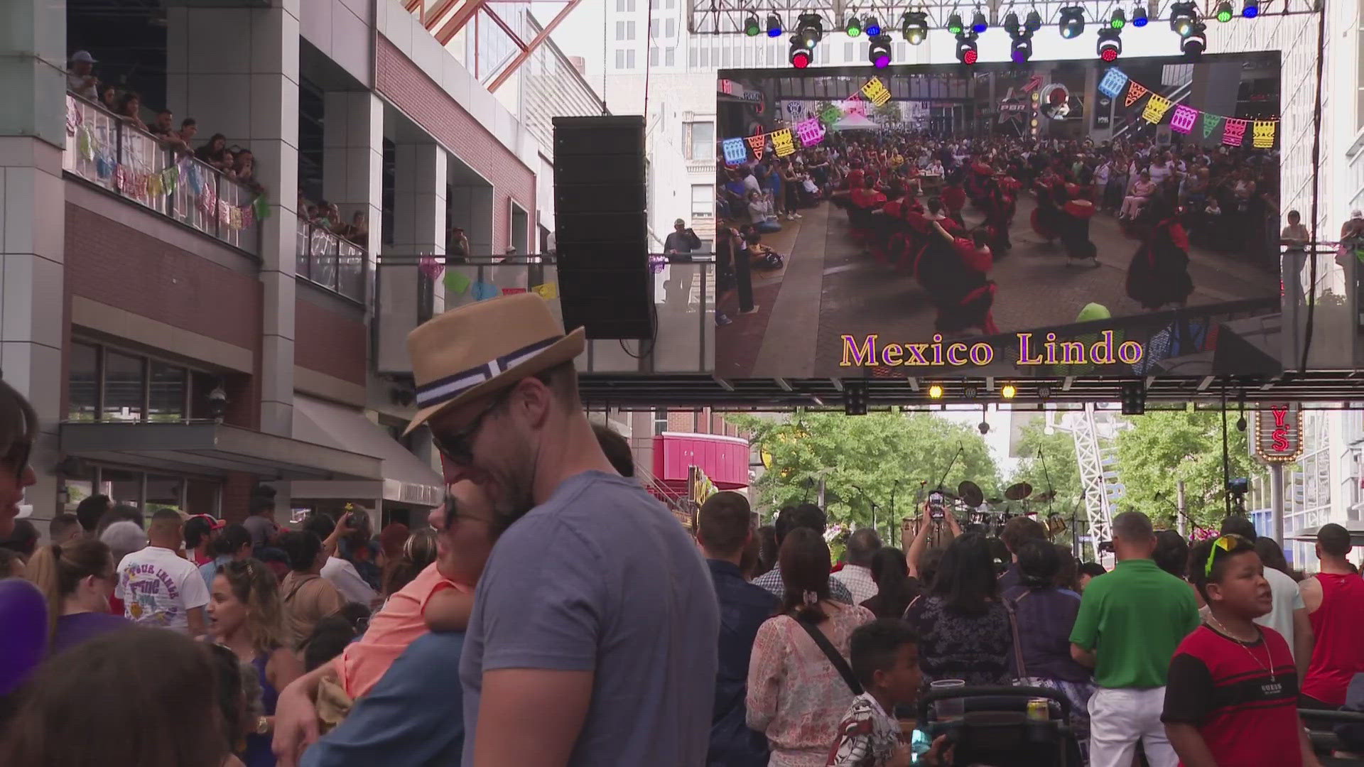 One day after Derby 150, the celebrations continued in the heart of downtown, on Fourth Street Live! for Cinco De Mayo.