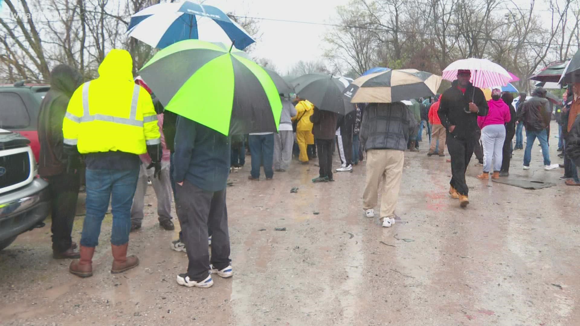 LMPD held the auction Wednesday as an effort to clear space in the Frankfort Avenue tow lot.