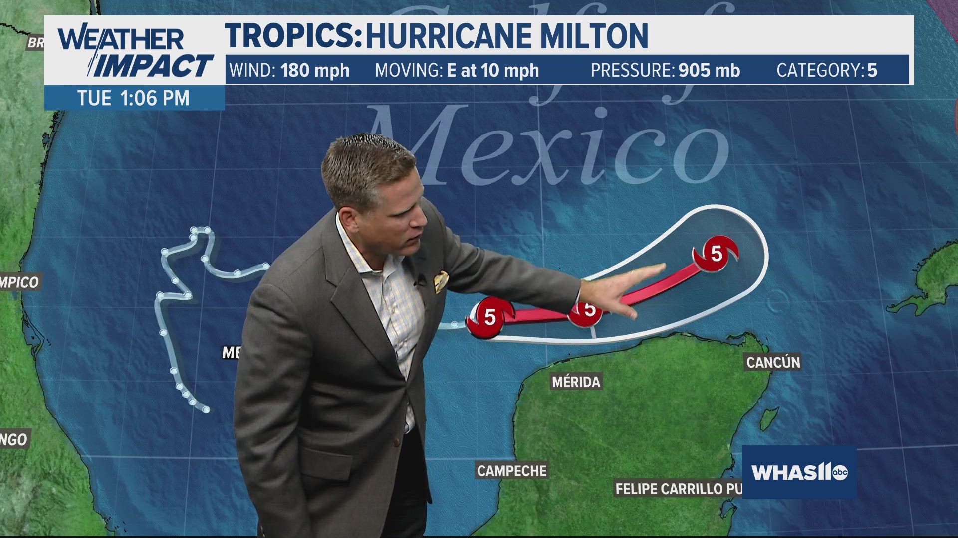 While forecast models vary widely, the most likely path suggests Milton could make landfall Wednesday in the Tampa Bay area and move across Florida to the Atlantic.