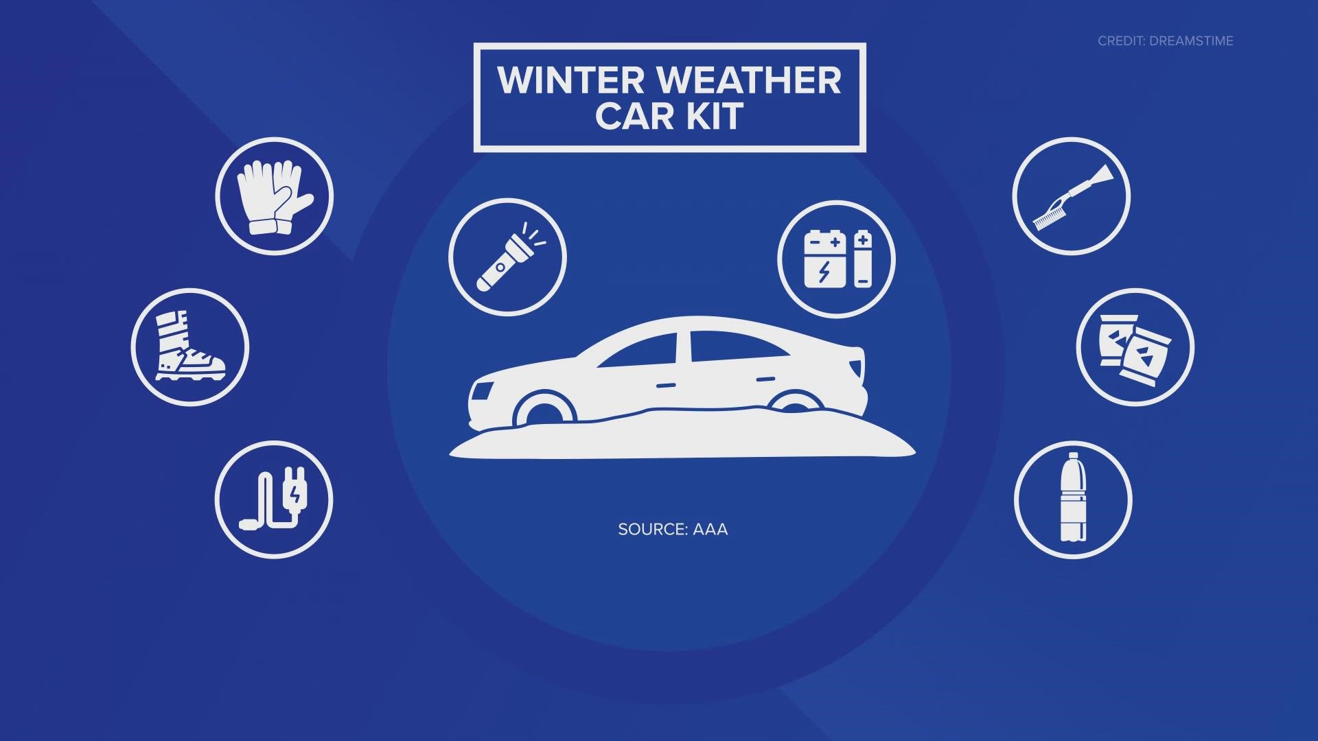 Preparing for cold weather: How to stay warm, create emergency car
