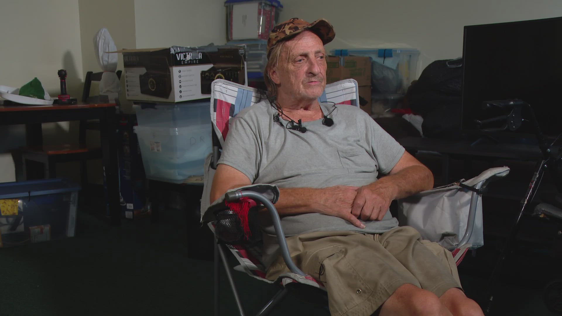 Donald Neafus is one of many Dosker Manor tenants who volunteered to be relocated as Louisville Metro Housing Authority plans to demolish the building.