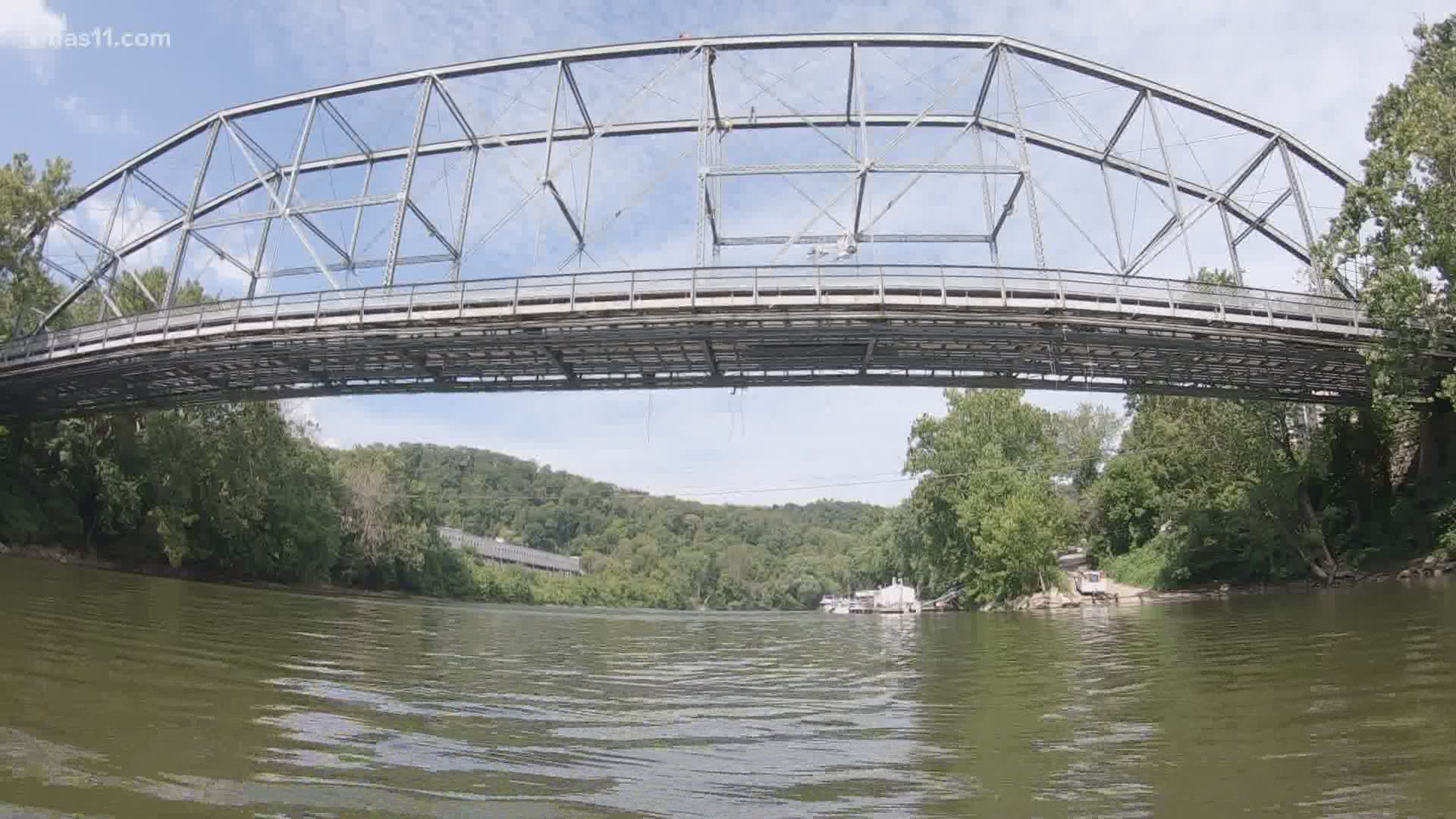 For more than 120 years, people have traveled over the Singing Bridge in Frankfort to make their way downtown.