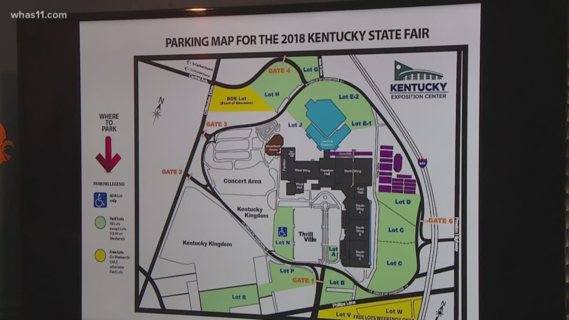 The Kentucky State Fair released their parking and traffic plans for this year's event