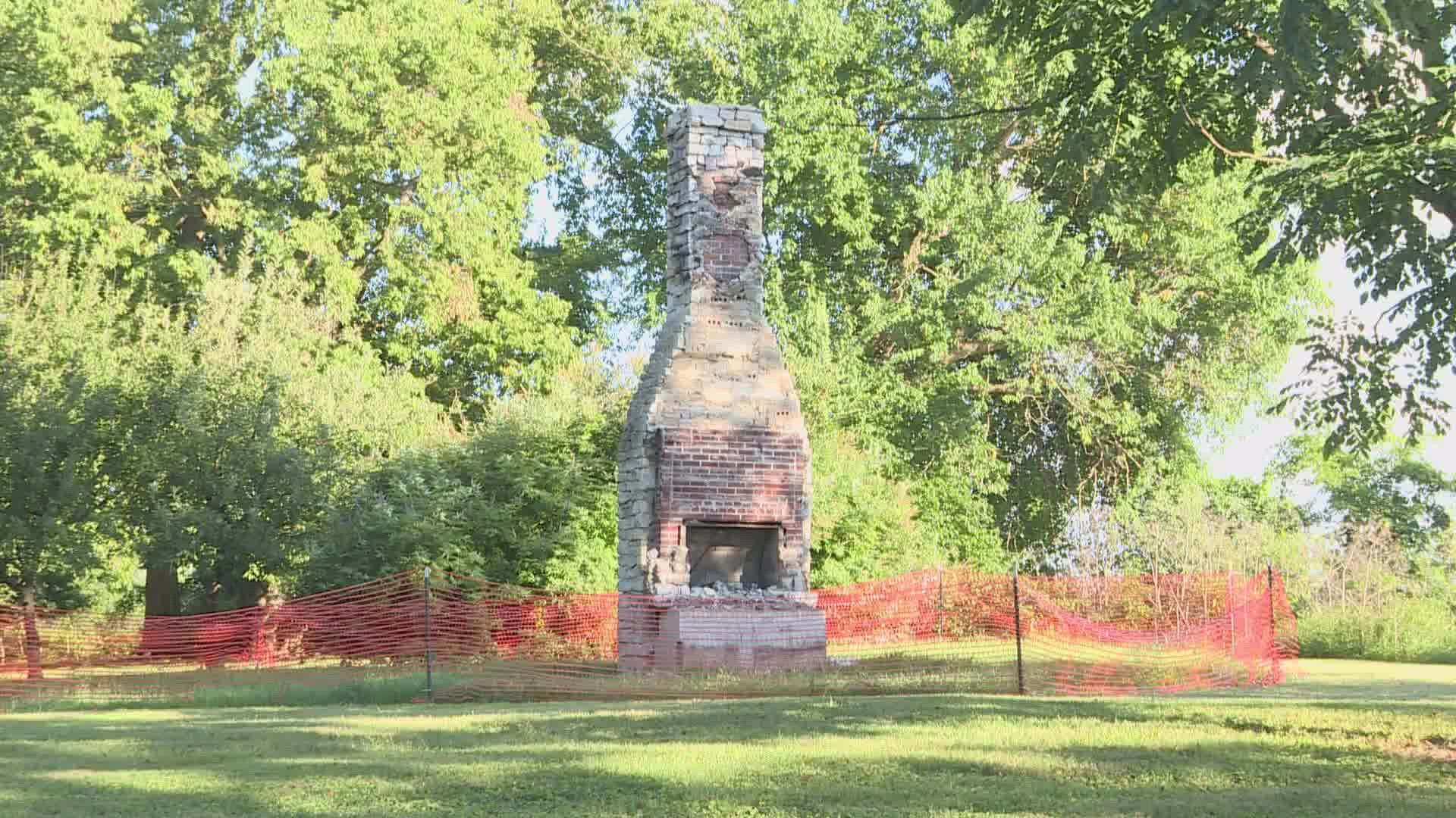 Indiana State Parks held an open house to figure out what to do with the site where a replica cabin burned to the ground.