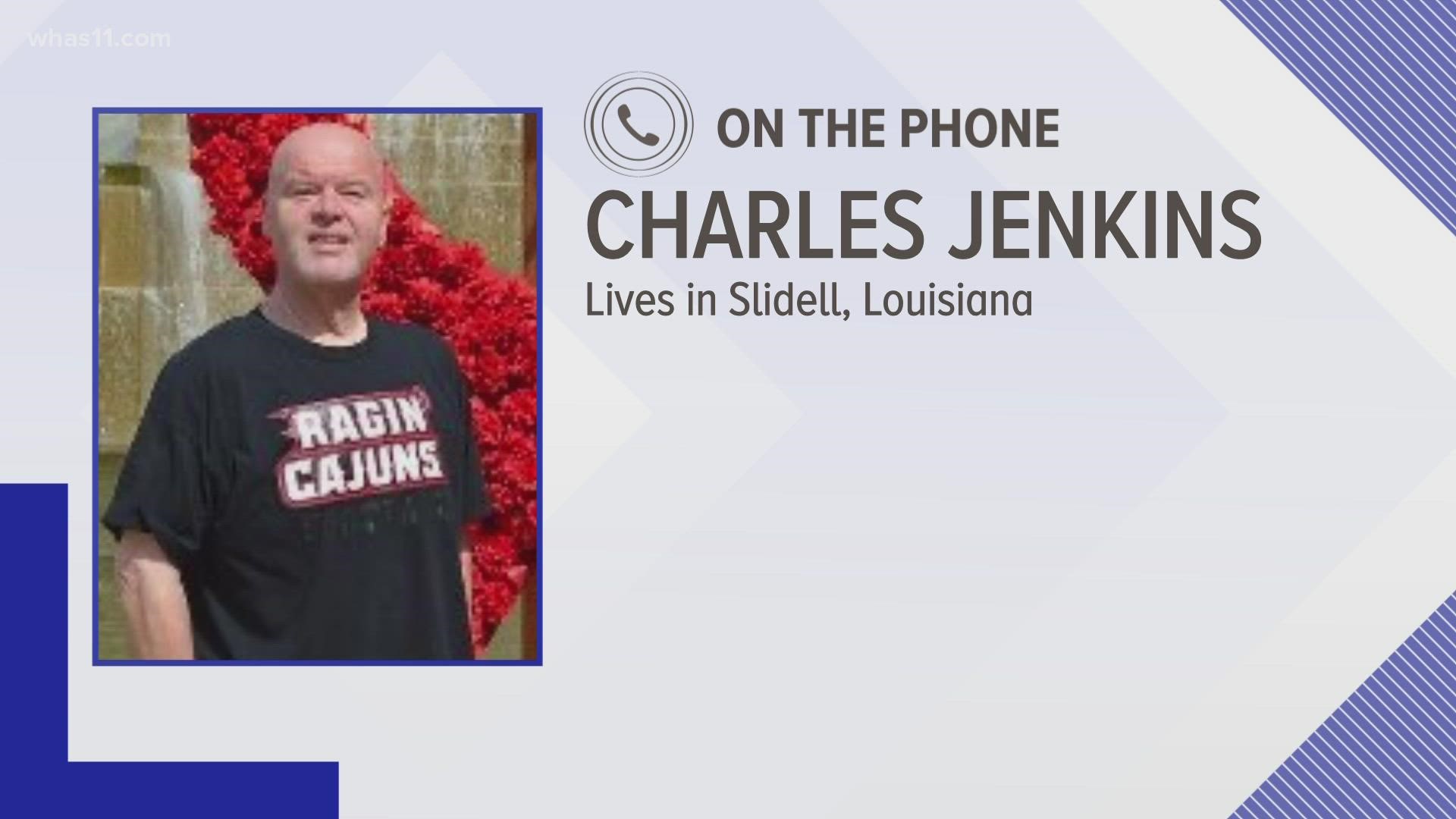 Charles Jenkins tells WHAS11 News about his journey traveling down flooded roadways to get cell service and other resources.