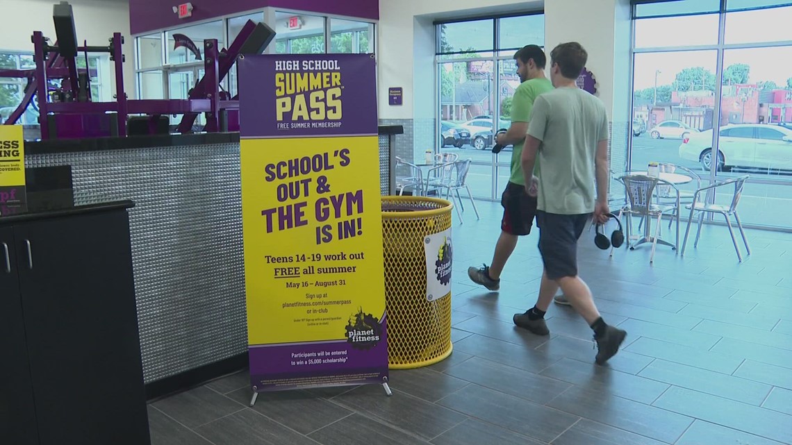 Louisville high schoolers can work out for free this summer at Planet Fitness