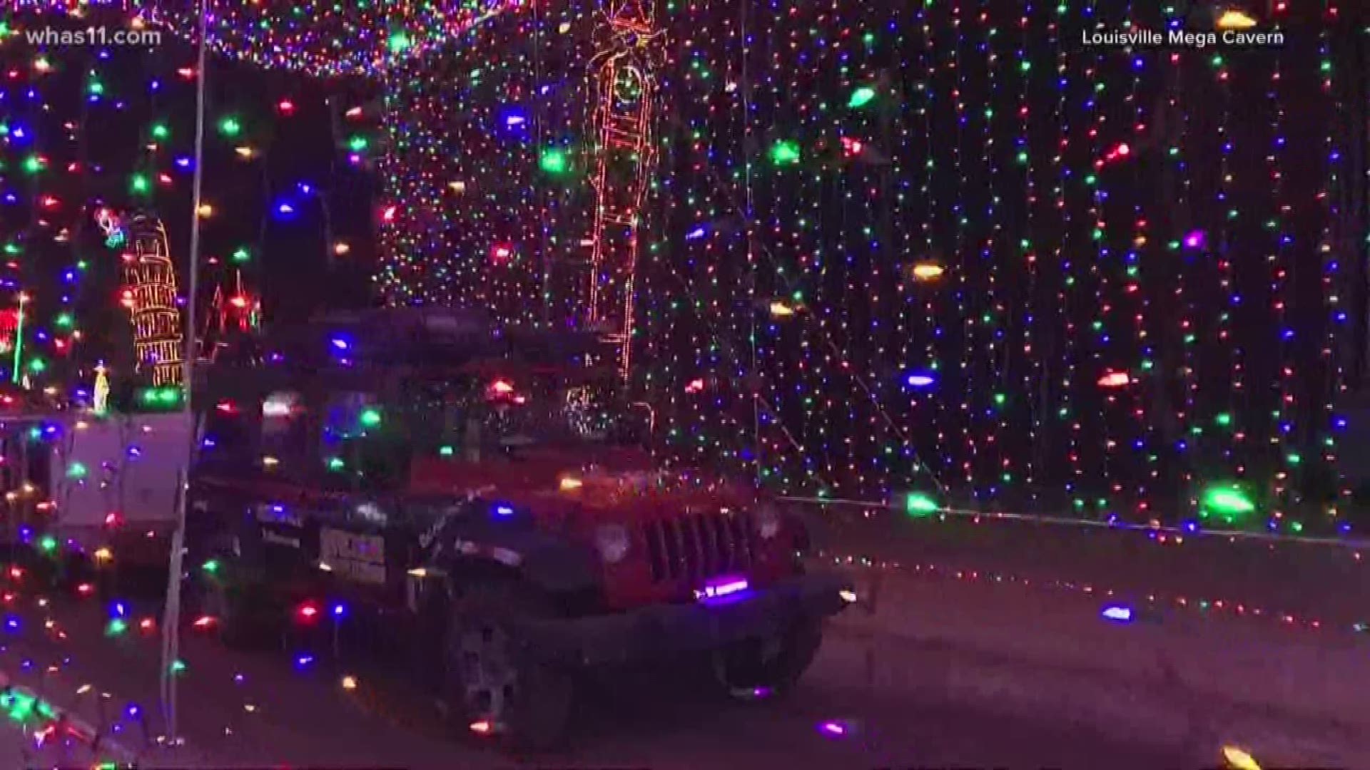 Lights under Louisville is worth the drive to the Louisville Mega Cavern off Taylor Avenue.
The mile-long route takes about 30 minutes to complete.