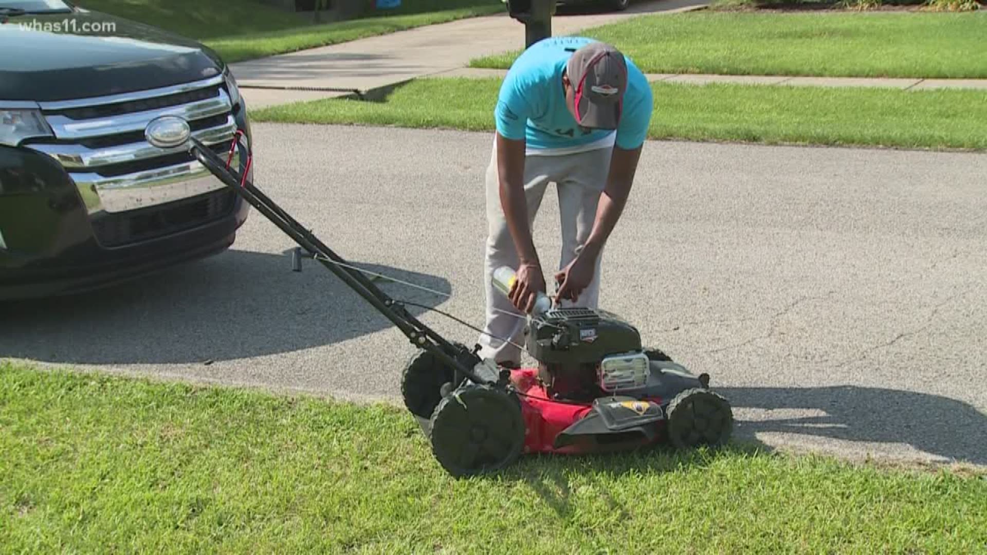 Rodney Smith mows lawns but there's a catch. While mowing lawns can be a profitable business, Smith said he mows lawns for free for people in need. He's traveling the country in hopes of encourage kids to join him in lending a helping hand.