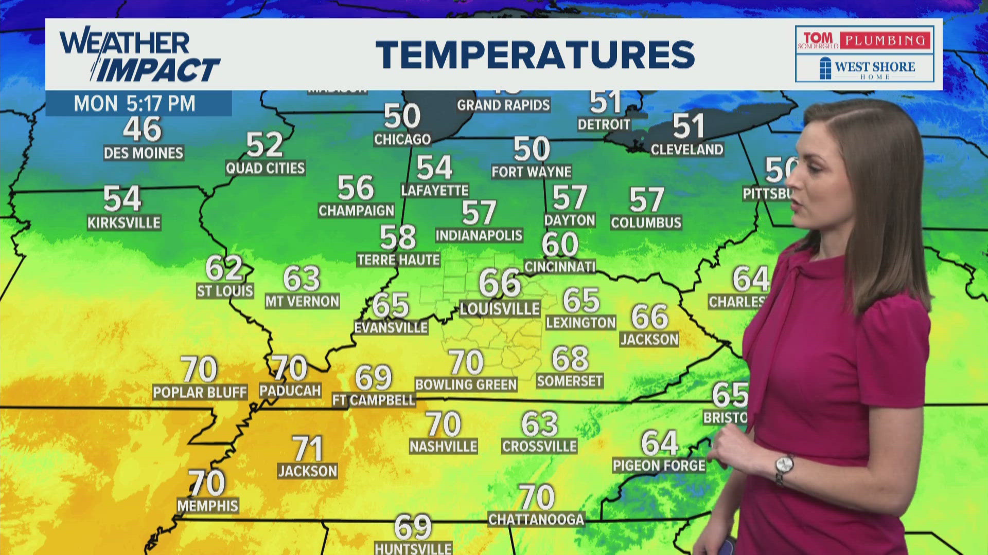 Whas Weather Frost advisory East tonight | April 6, 2026 #WHAS11 5 p.m. weather ...