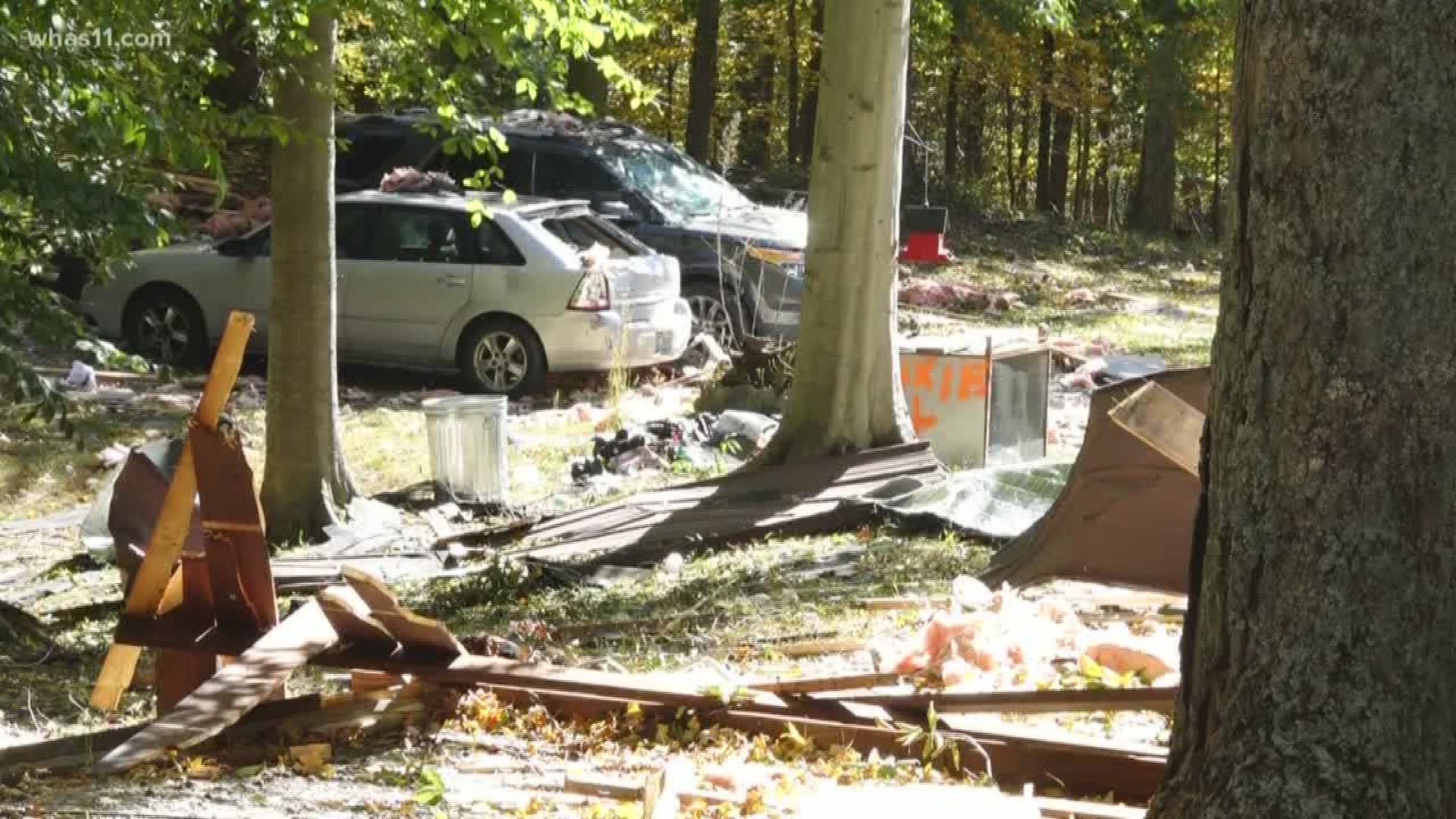 A mother remains at her son's bedside tonight at UofL Hospital...after a home explosion severely burned him and his cousin in Breckinridge County Saturday morning.