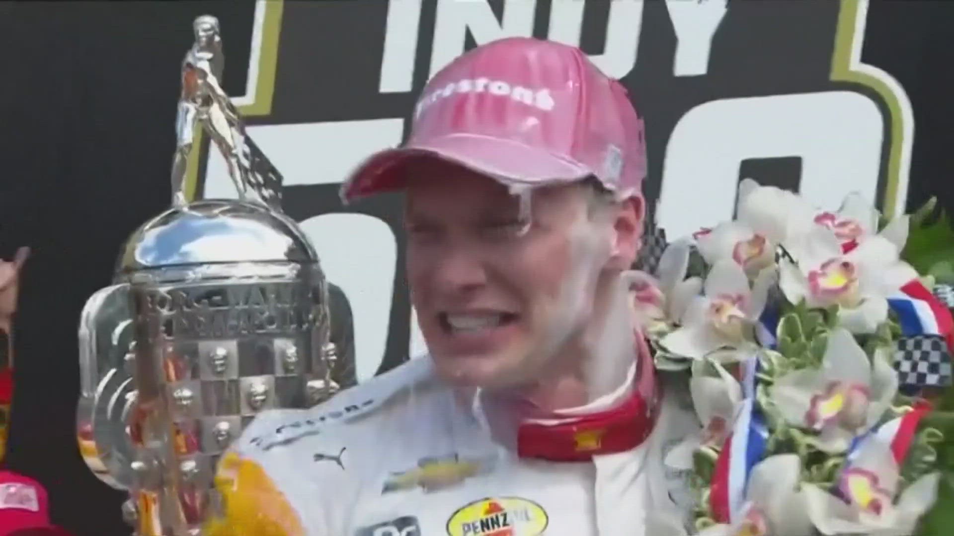 Newgarden gave team owner Roger Penske his 19th win and first since buying Indianapolis Motor Speedway.