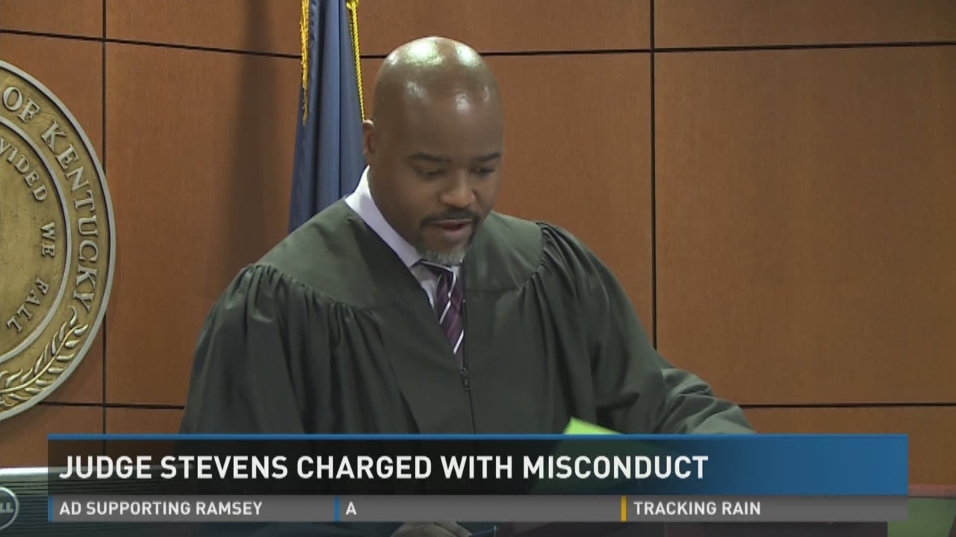 Judge Stevens charged with misconduct