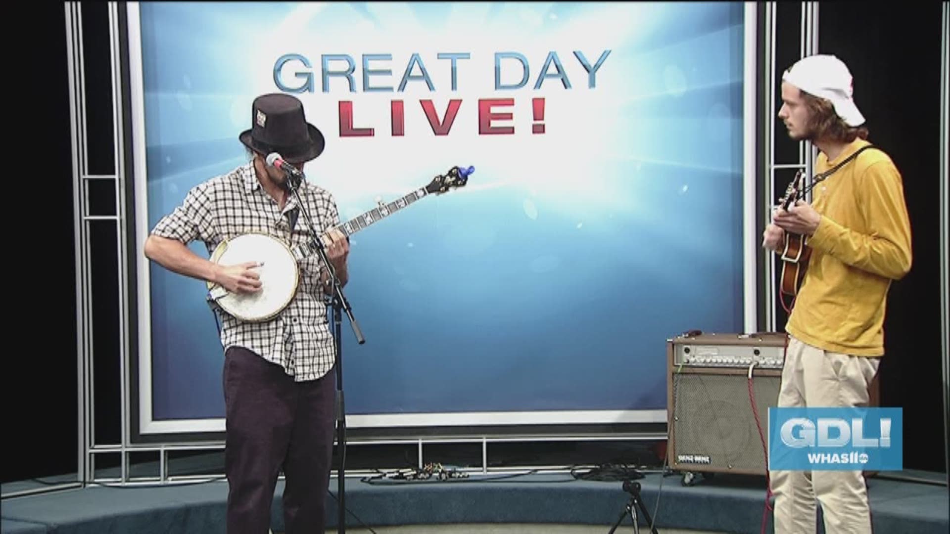 Jonathan Bramel and Chris Cupp of Restless Leg String Band performed on Great Day Live.