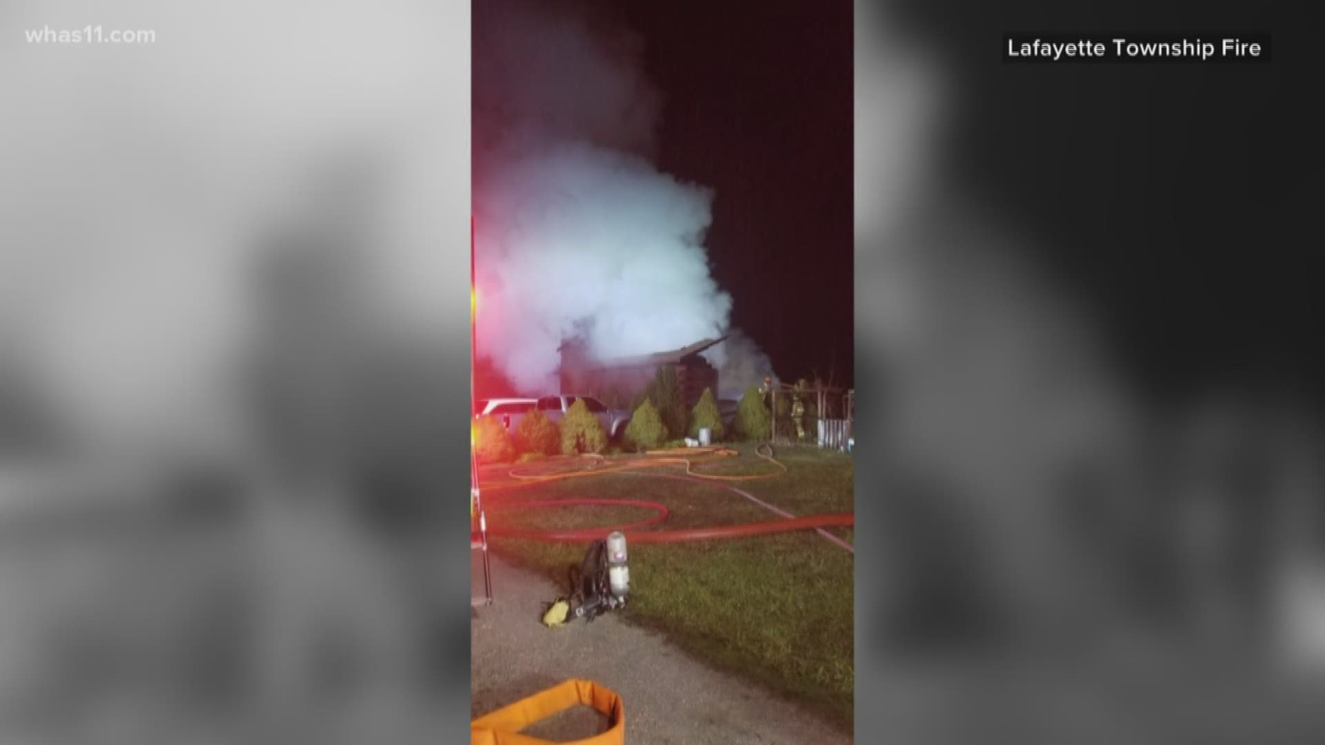 Several Indiana fire departments responded to a house fire on Mills Lane early Friday morning. Officials confirmed that it was deadly.