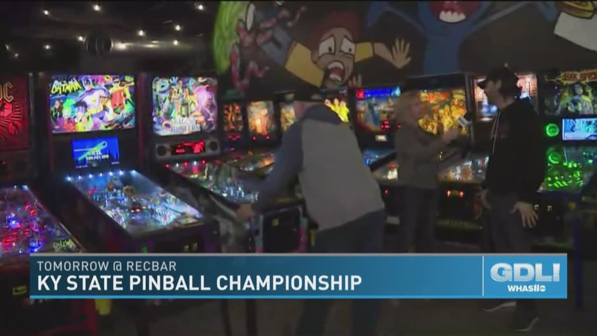 The Kentucky State Pinball Championship is coming to Recbar, which is located at 10301 Taylorsville Road in Louisville, KY.