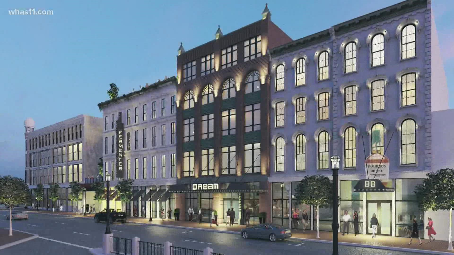 The hotel will consist of seven historic buildings and their facades and is expected to open in 2025.