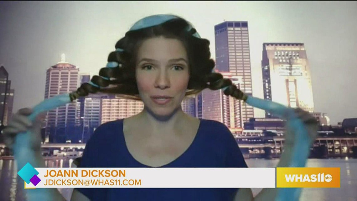 How to curl your hair with a bathrobe belt