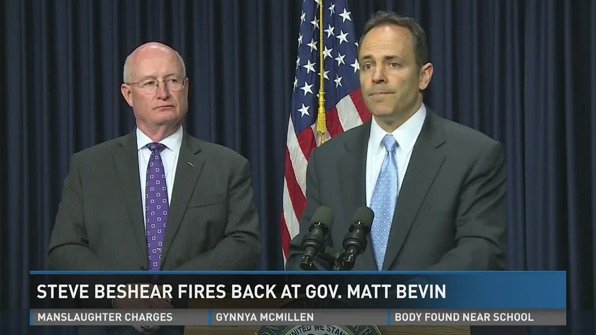 Steve Beshear fires back at Matt Bevin